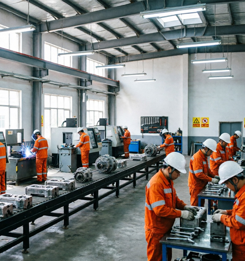 Heavy industrial machinery and specialized equipment for manufacturing
